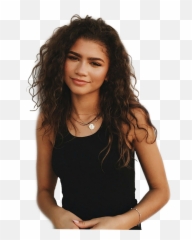 Zendaya Sticker - Curly Zendaya Natural Hair Png,Zendaya Png