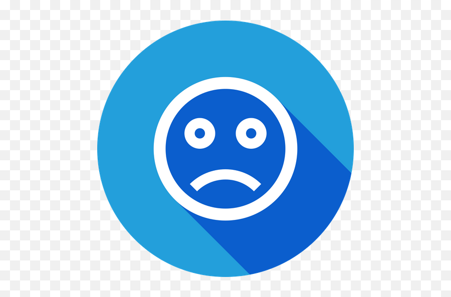 Emoji Sad Face Round Circle Emotion Moodless - Circle Png,Sad Face Emoji Transparent