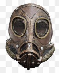 Gas Mask Steampunk Costume Party - American Ww2 png