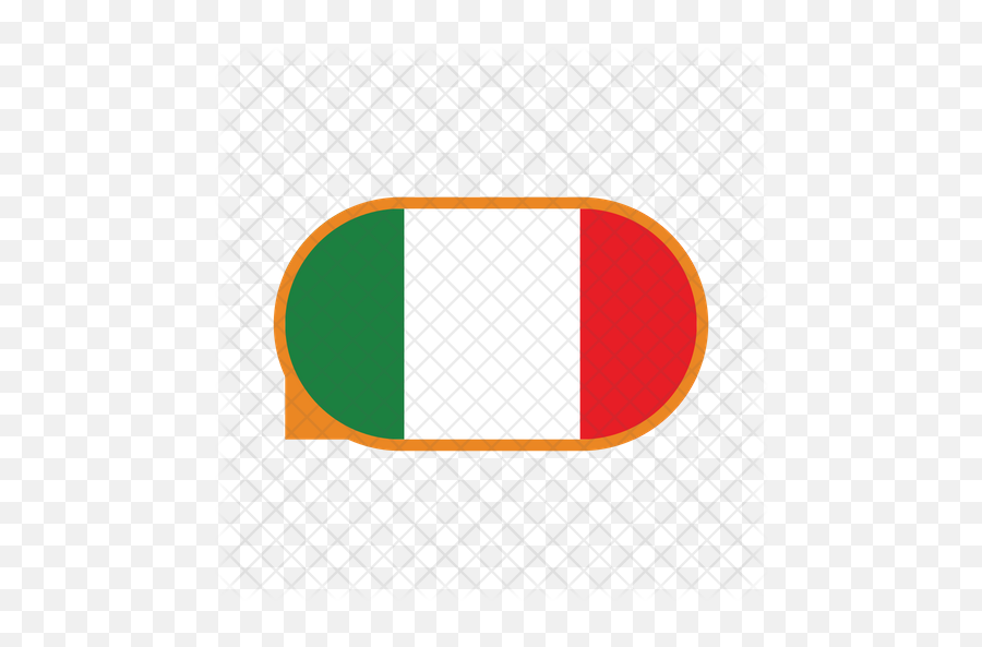 Italy Flag Icon Of Flat Style - One Half Fraction Png,Italy Flag Png
