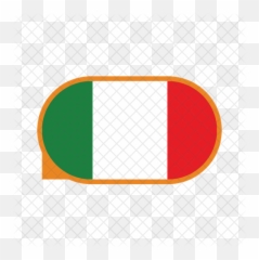 Italy Flag Icon Of Flat Style - One Half Fraction png
