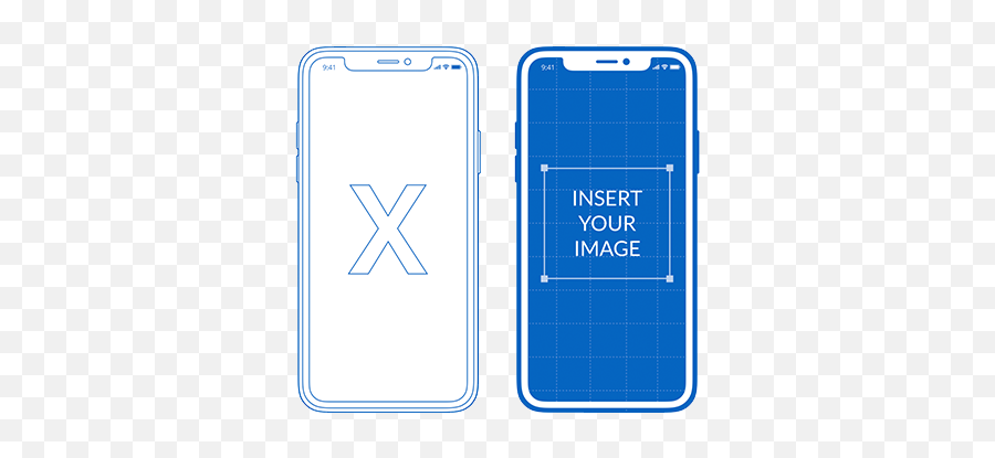 Iphone X Mockup Png And Psd Free - Iphone X Mockup For Powerpoint,Iphone X Mockup Png