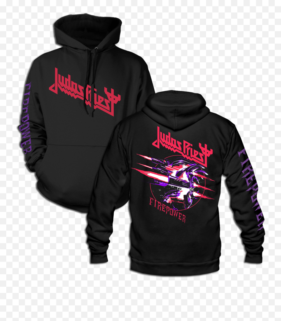 Firepower Graphic Hoodie - Best Friend Matching Hoodies Png,Judas Priest Logo