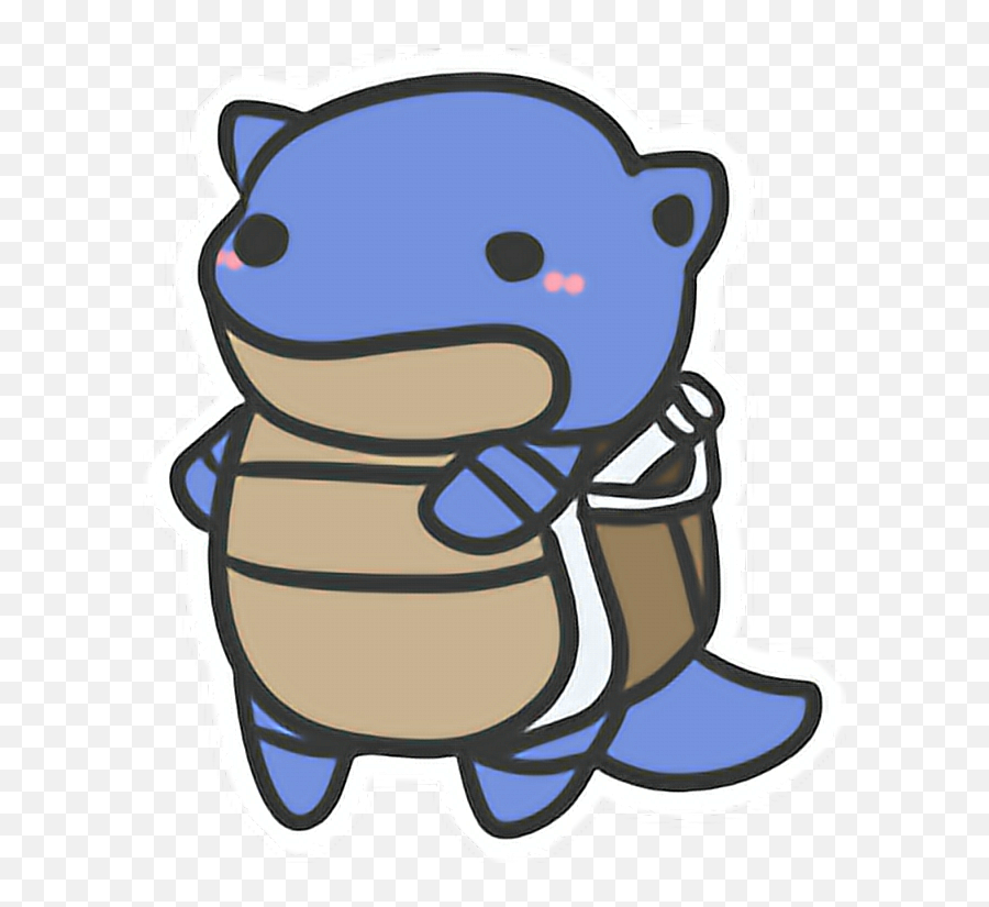 Download Blastoise Wartortle Squirtle - Kawaii Pokemons Png,Squirtle Transparent Background