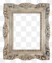Antique Scroll Frame Background Png Transparent - Vintage Old Picture Frames