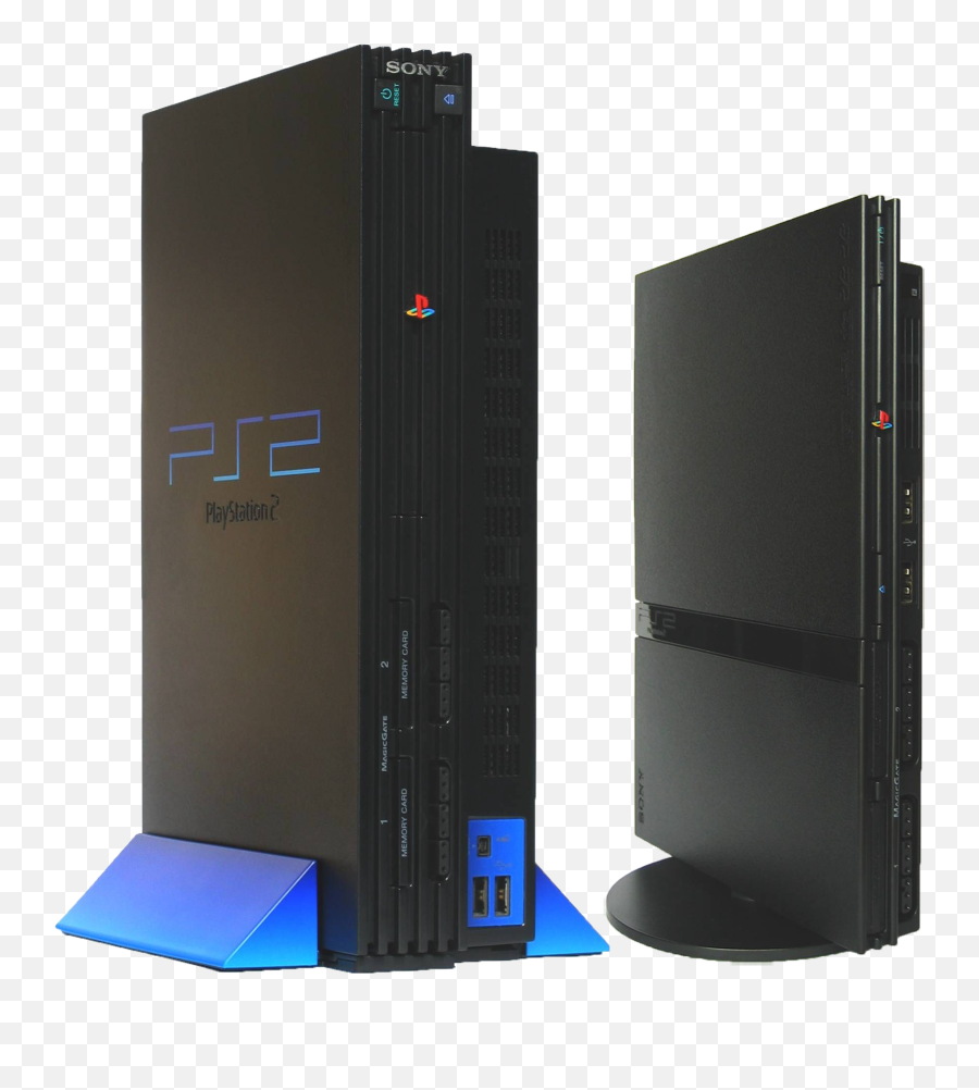 Playstation 2 Comparison - Playstation 2 Original Png,Playstation 2 Png