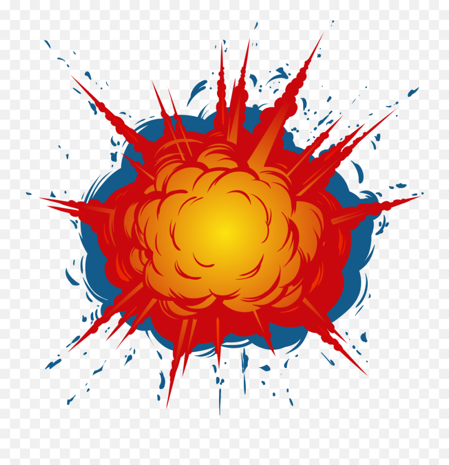 Explosion Clip Art Transparent - Clipart Transparent Explosion Png,Explosion Transparent Png