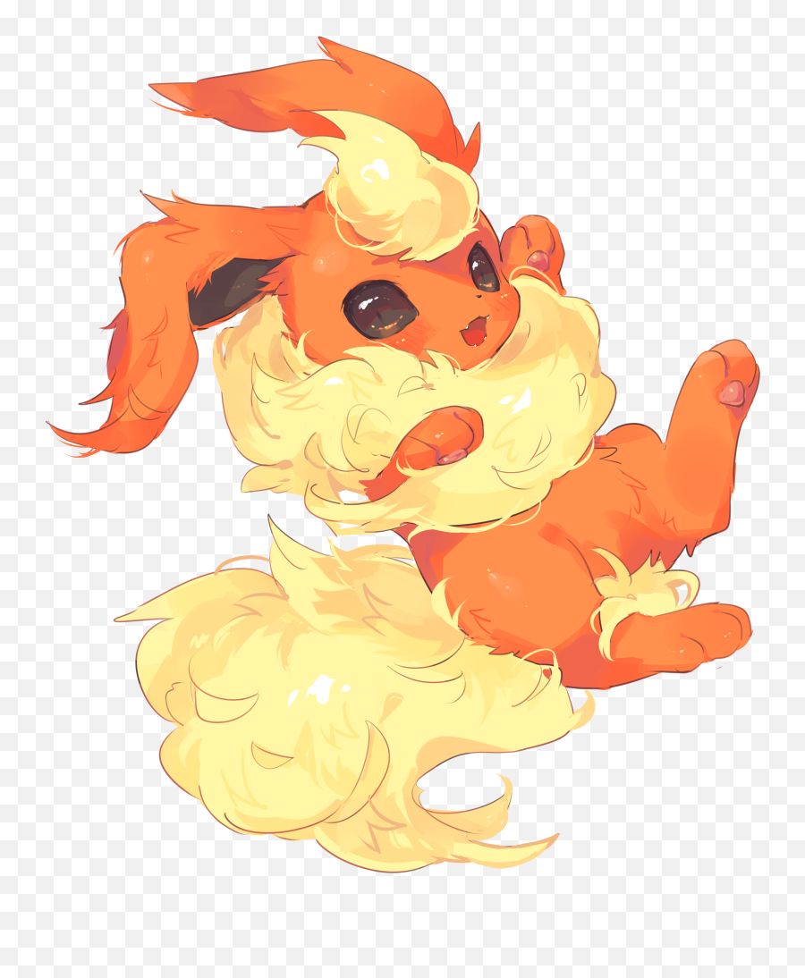 Flareon Drawn - Fictional Character Png,Flareon Transparent
