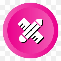 Education Materials Pen Pencil Ruler Icon - Ios Web User png