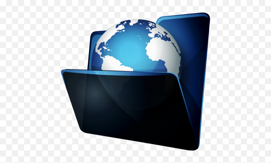 Folder Network Icon - Network Folder Icon Png,Shared Drive Icon