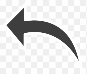 Undo Icon With White Border Clip Art - Direction Arrow png