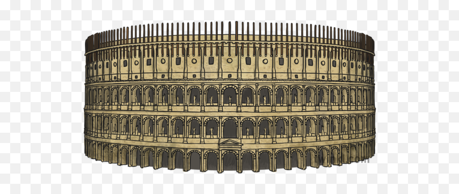 Ks2 Colosseum Illustration - Fact File About The Colosseum Png,Colosseum Png