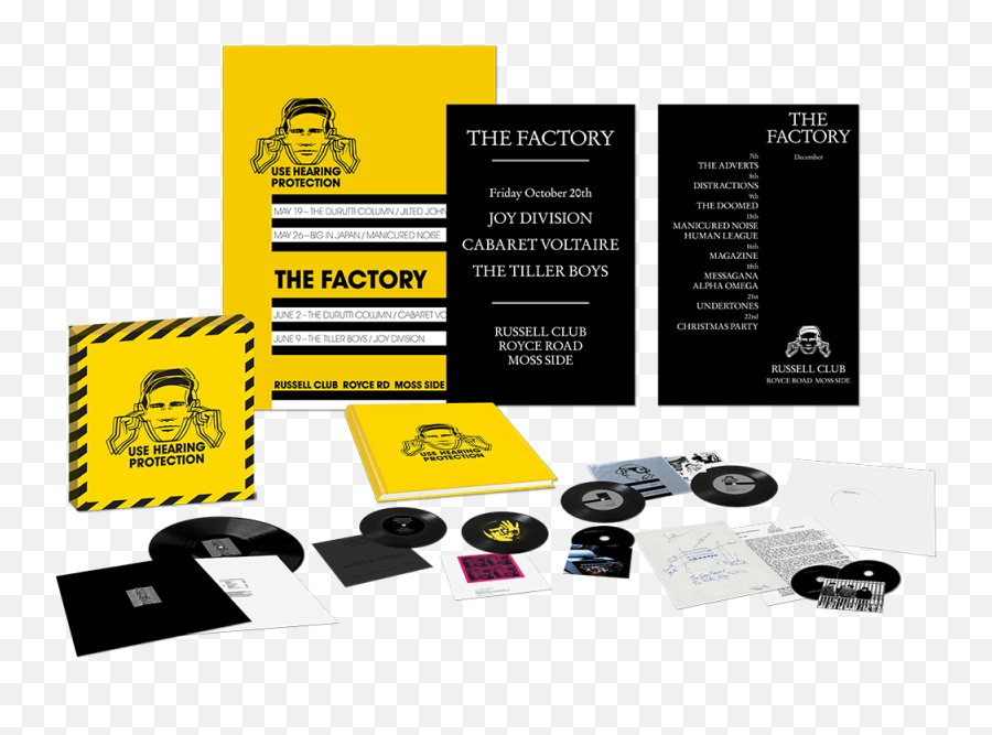 Factory Records Official Exhibition Store Celebrating 40 - Use Hearing Protection Factory Records 1978 1979 Vinyl Box Set Png,Jethro Tull Icon Flute Pose