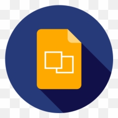 Slides - Free files and folders icons Google Circle Logo png