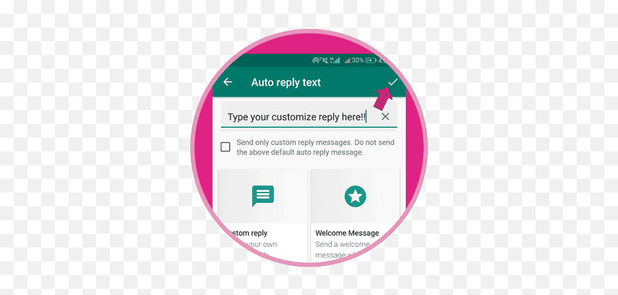 How To Set Whatsapp Auto Reply Transparent PNG