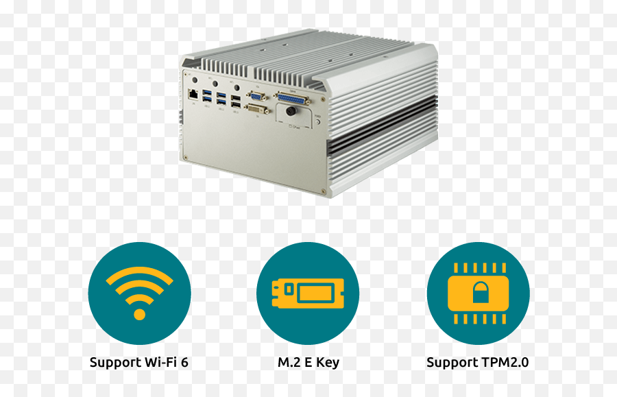 Wide Temp Fanless Designed Box Pc Fpc - 8107 With 3 Expansion Horizontal Png,Nes Icon