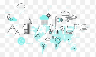 Weather Icon - Download in Line Style Dot png