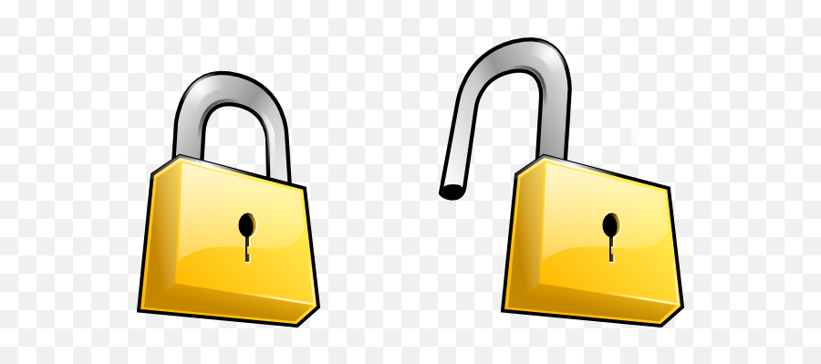 Clip Art Locked Unlocked Clipart - Clipart Suggest Cadenas Clipart Png,Unlocked Padlock Icon