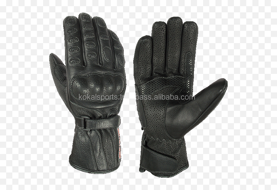 Full Black Ladies Motorcycle Gloves Leather - Safety Glove Png,Icon Motorsports Gloves