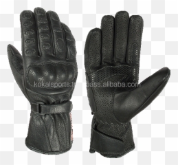 Full Black Ladies Motorcycle Gloves Leather - Safety png