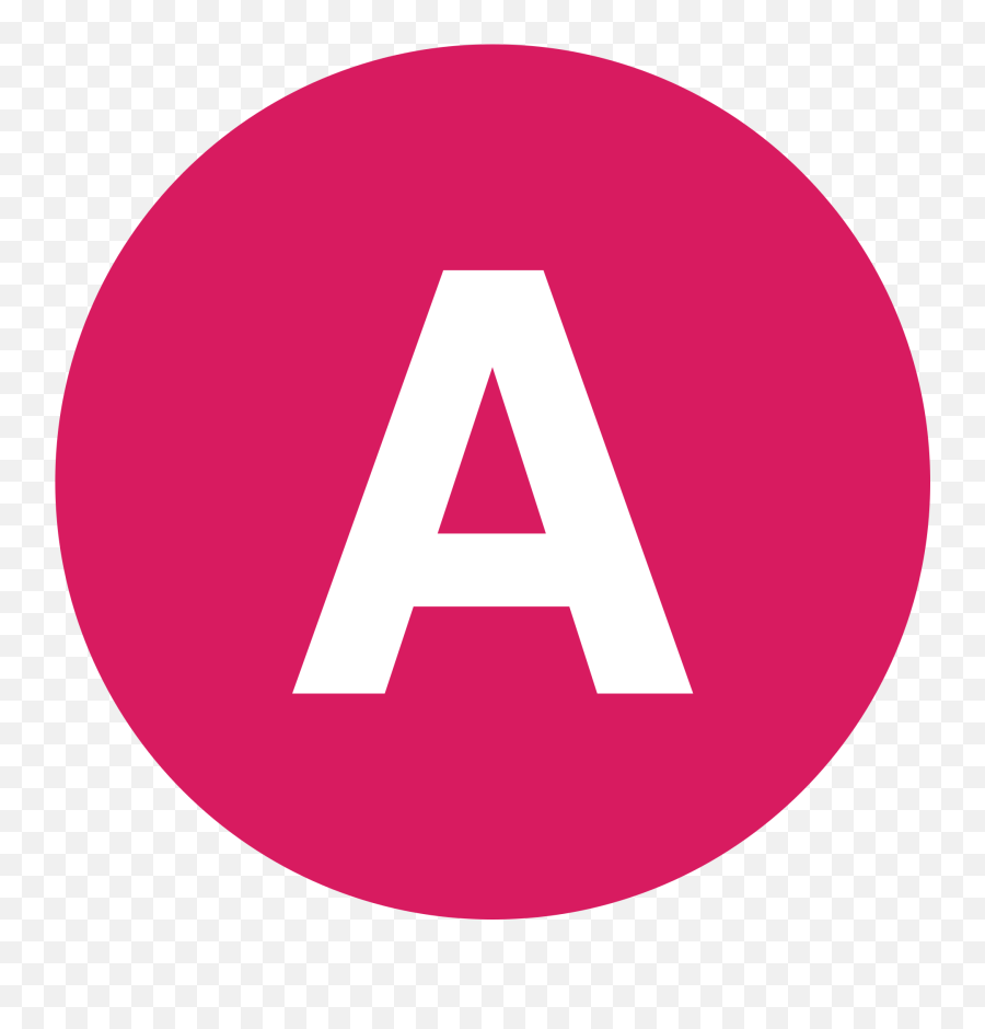 Fileeo Circle Pink White Letter - Asvg Wikimedia Commons Letter A Circle Png,White Profile Icon