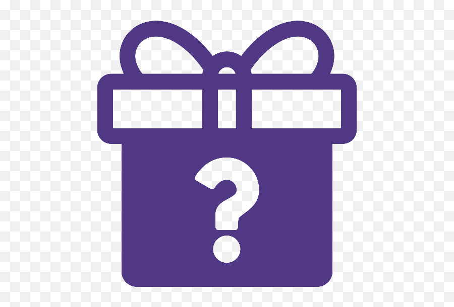 Support The Cats Rise Northwestern - Gift With Question Mark Png,Mystery Mini Icon Box