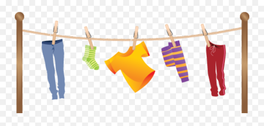 Clothes Hanging Transparent U0026 Png Clipart Free Download - Ywd Clothes On Clothesline Clipart,Cloth Png