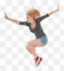 Download Ftestickers Girl Jump - Jumping png