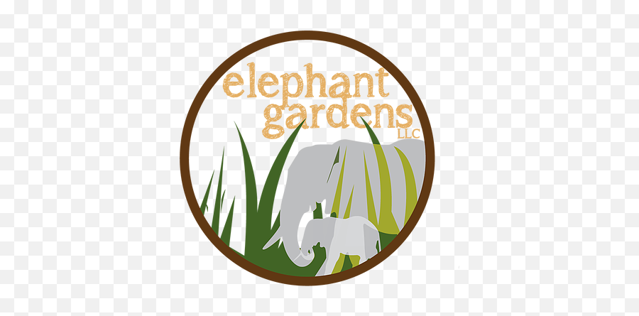 The Elephant Gardens An Indianapolis Community Garden - Graphic Design Png,Elephant Logo Brand