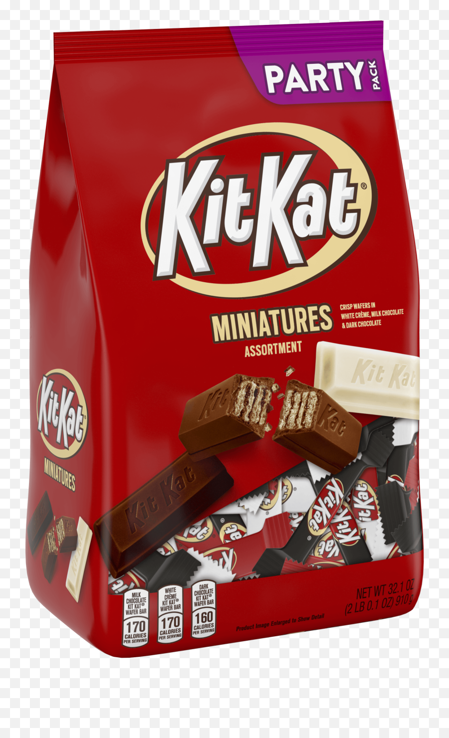 Kit Kat Miniatures Assortment Candy Party Bag 321 Oz - Kit Kat Miniatures Assortment Png,Kitkat Png
