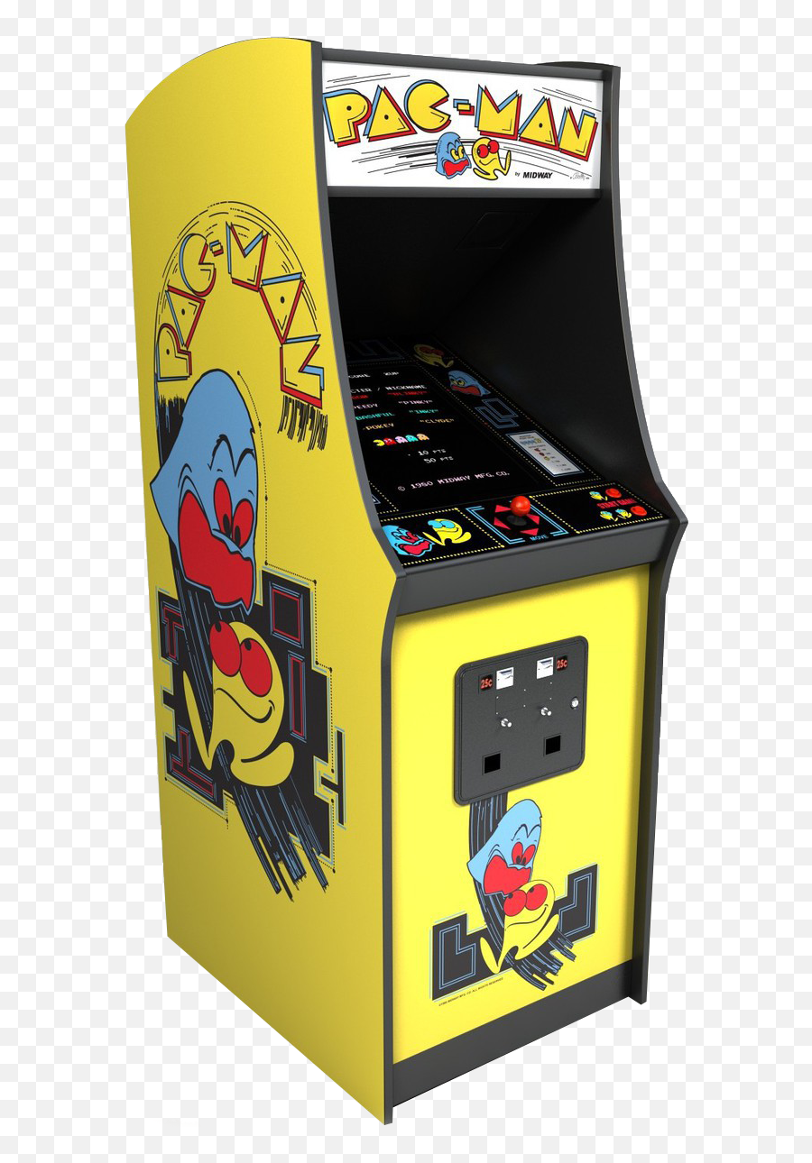 Arcade Machine Png 7 Image - Pac Man Arcade Cabinet Transparent,Arcade Cabinet Png