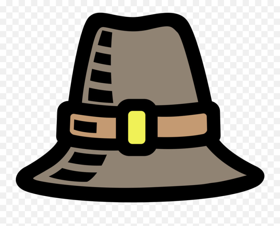 Mayflower Pilgrim Pioneer Hat - Pioneer Hat Clipart Transparent Png,Pilgrim Hat Png