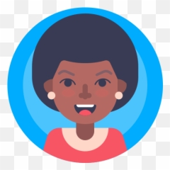 Afro Female Person Woman Free Icon Of Xmas Giveaway - Clip Art png
