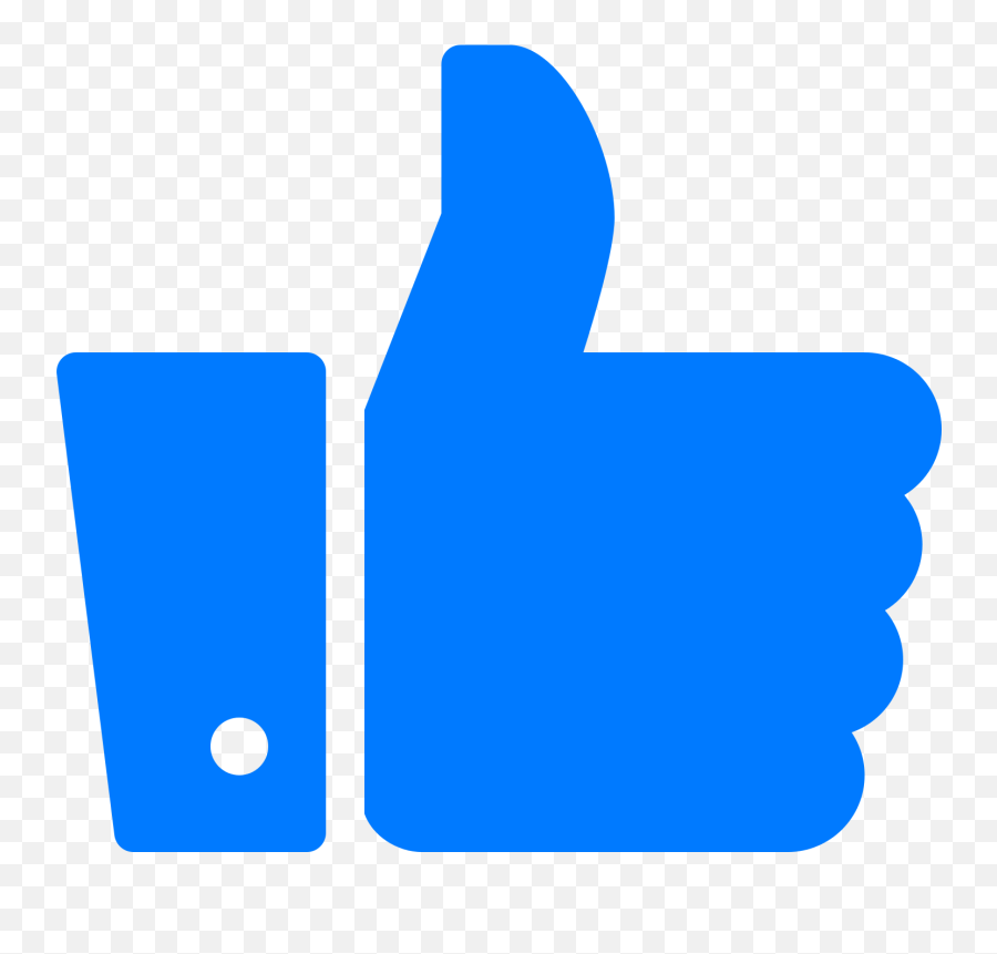 Thumb Tack Clipart Blue - Facebook Like Icon Png Blue,Tack Png