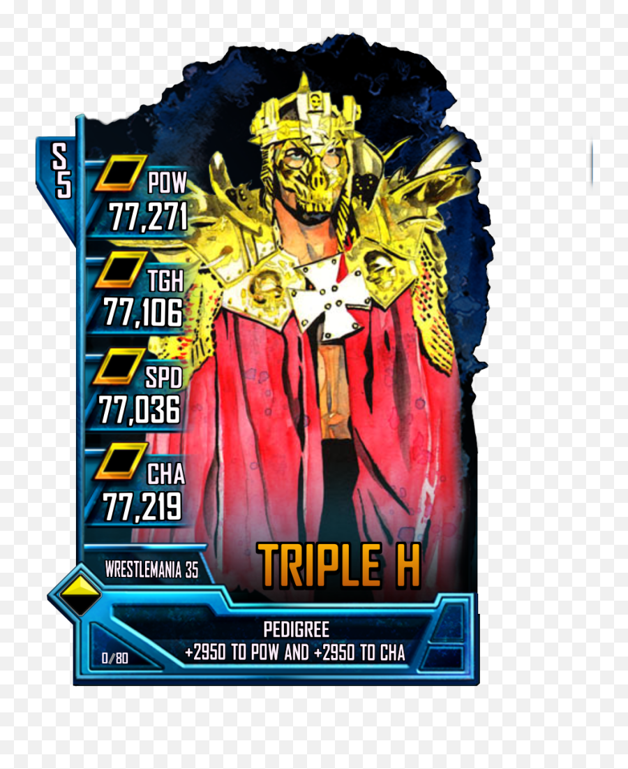 Wwesc S5 Rs Triple H Png