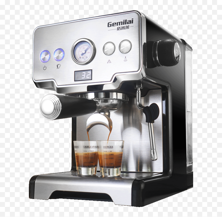 Us 3519 49 Off1450w 15 Bar Italian Coffee Machine Stainless Steel Steam Semi Automatic Milk Bubble Espresso Maker Commercial Crm3605coffee - Gemilai Coffee Machine Png,Coffee Steam Png