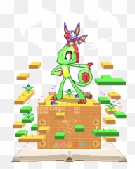 07 Yooka Laylee By Scepterdpinoy - Cartoon Png,Yooka Laylee Logo