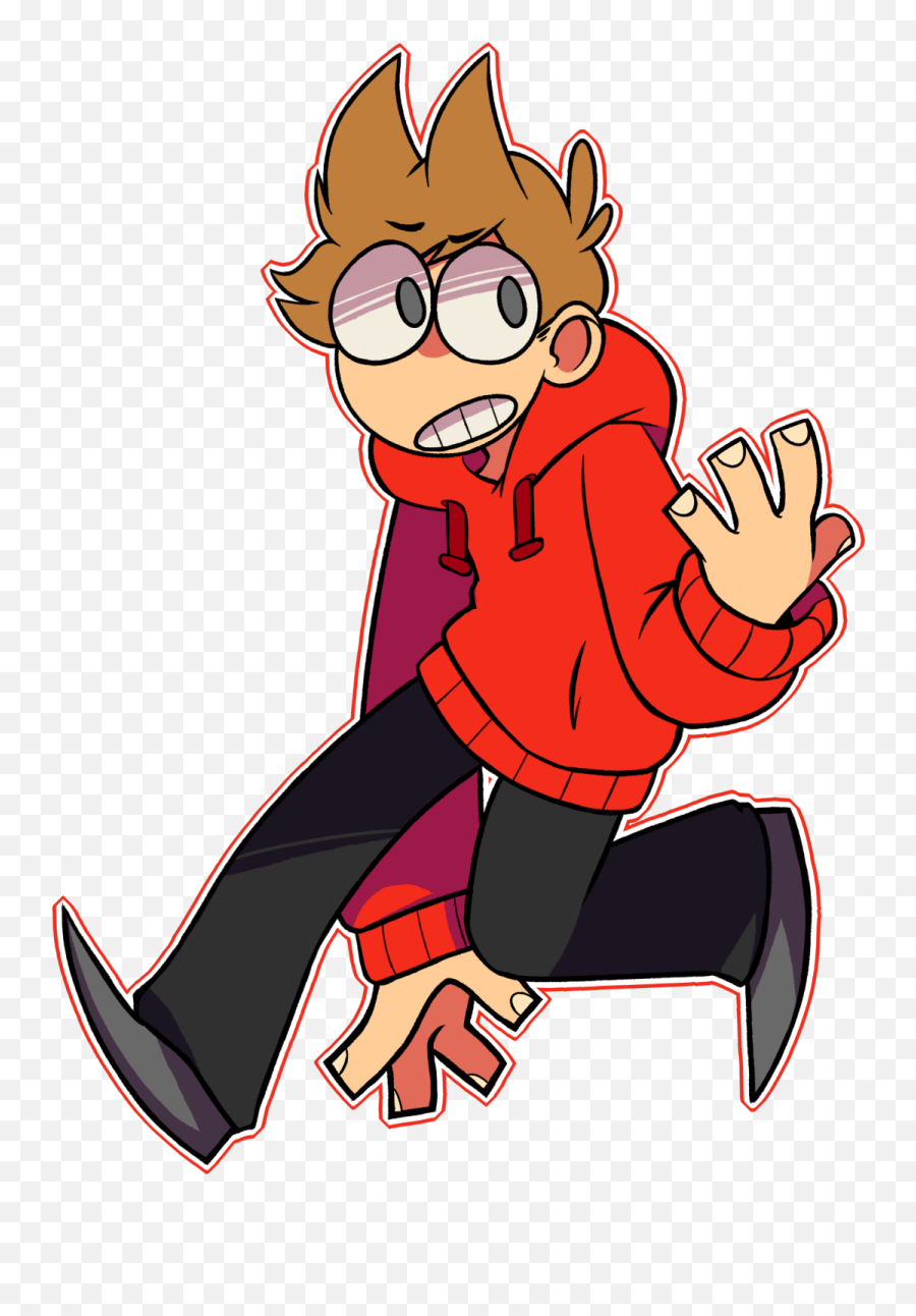 Confused Person Clip Art - Eddsworld Red Guy 1280x1591 Tord Eddsworld Fanart Png,Confused Png