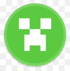 Minecraft 2 Icon Button Ui - Requests Iconset Skin Green Fire Boy png