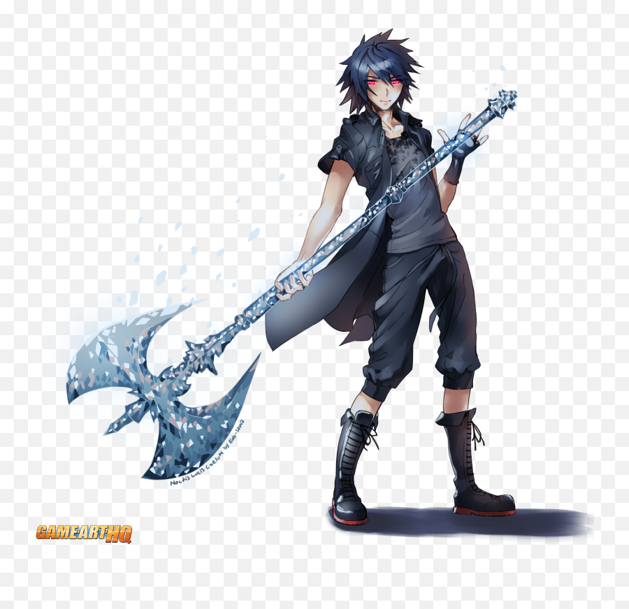 Admit That I Myself Did Not Play Final - Final Fantasy 15 Noctis Dissidia Art Png,Noctis Png