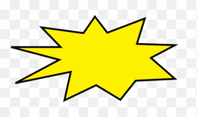 Png Comic Burst - Starburst Free Clip Art,Cartoon Explosion Png