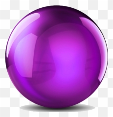 Crystal Ball Hd Png Image - Transparent Purple Balls