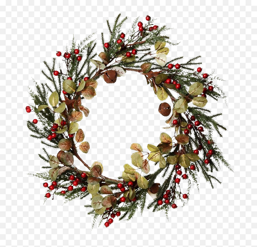 Christmas Wreath Transparent Images Png - Christmas Wreath Large Rustic,Wreath Transparent