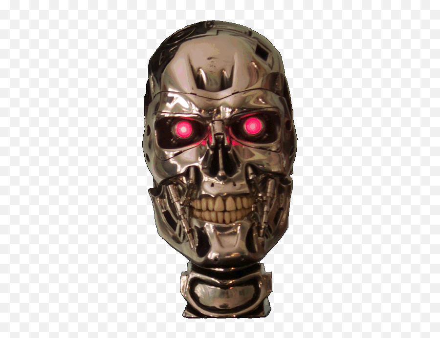 Terminator Movie Prop Collection - Terminator Head Png,Terminator Transparent