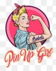 Best Womens Day Quotes Hd Png Download - Women Stronger Than Men Cartoon,Pin Up Girl Png