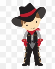 Clipart Cat Cowboy - Png