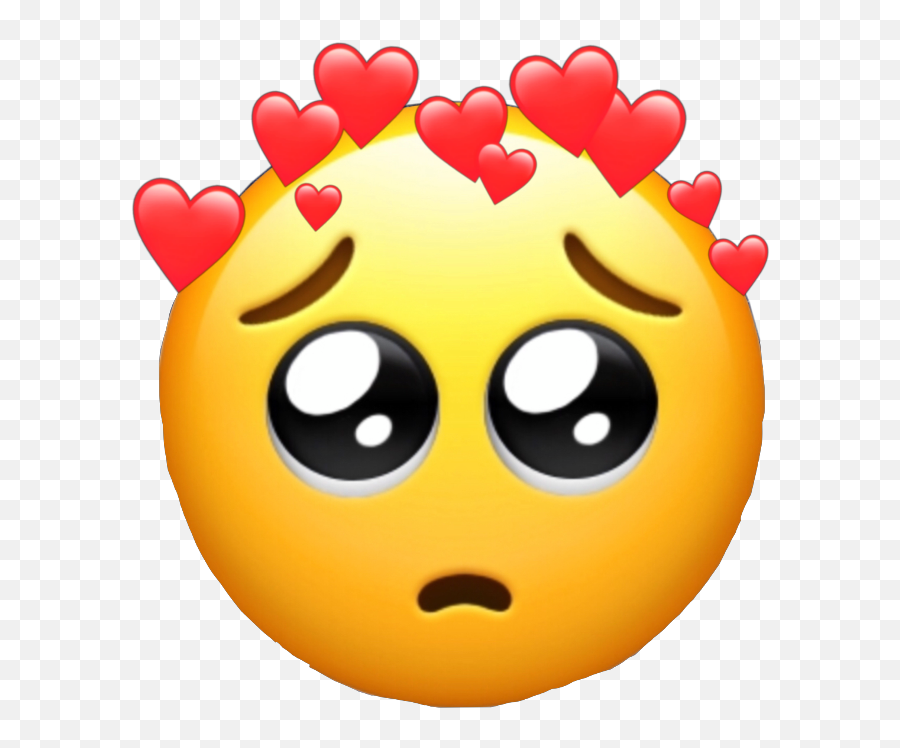 Emoji Emojiheart Please Sadface Cuteemoji Freetouse Lik - Puppy Dog Eyes Emoji Png,Sad Face Emoji Transparent