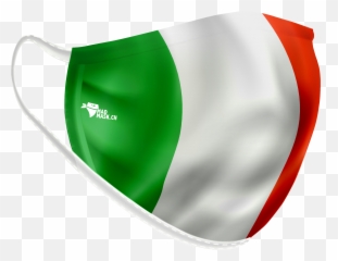 Italian Flag Mask - Vertical png