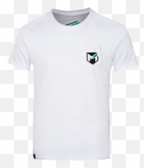 Mob Pocket Tee - All White Supreme Box Logo Png,Yt Png