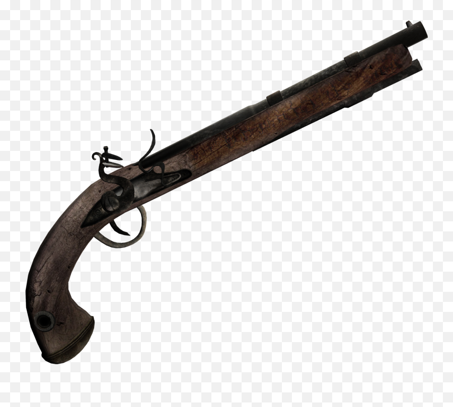 Weapon Firearm Piracy Flintlock Pistol - Flintlock Pistol Png,Revolver Transparent Background